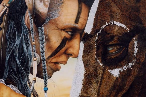 Indian and Horse