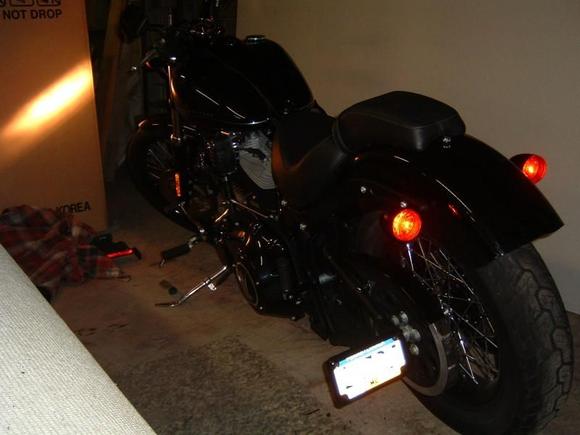 New side mount palate with led light