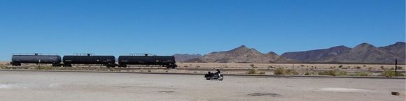 street glide and train