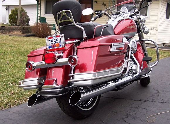 2012 Winter Mods,,,New Wild Pig Muffers &amp; Saddlebag Guardrails...