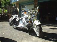Although I wanted a 100th Anniversary model, I could not wait for H-D to get off the dime, and start selling them, so I semi-reluctanlty bought a 'like new-used' FLSTS. I was a happy rider once again!