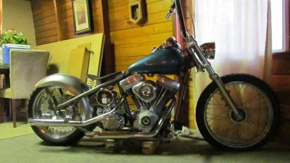 My bike at end of mock up stage, it is apart and being powdercoated and painted right now.