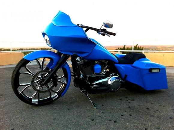 grabber blue with PM paramount 26" wheel