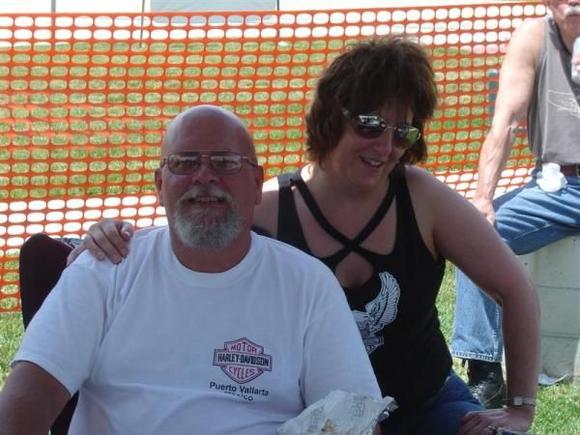 HDF Rally 2008  Terry1955 and Wife (Lisa)