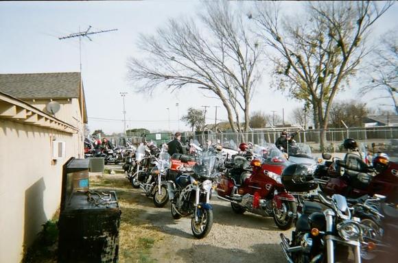 on around back