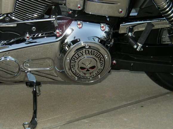 Unique Derby cover Only one with red eyes and fangs