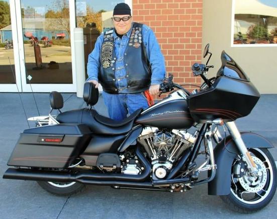 2013 HD Road Glide Custom. After the engine upgrade with stage 4 kit, CNC heads, 777 Wood's Cams, and D&amp;D 2 into 1 Exhaust. Pulls more horsepower and torque than my previous 110.
