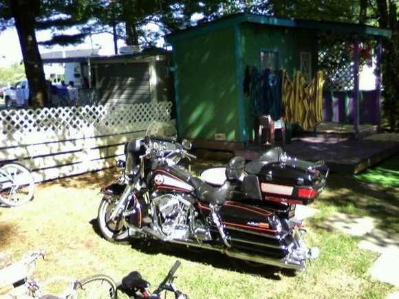 WHEN AT THE CAMPGROUNDS ENJOY THE SUN
WHERE IS THAT HARLEY TANNING OIL