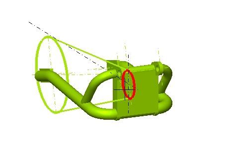 chain study dropped swingarm