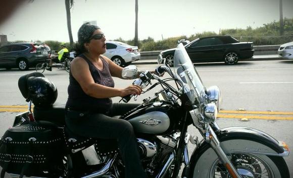 me riding
