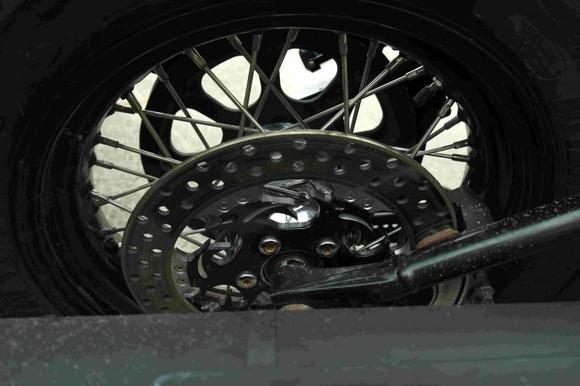 Custom Rear Wheel &amp; Disc Rotor Small