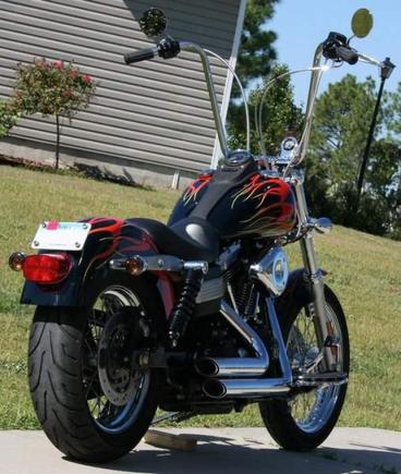 VH Side shots, S&amp;S air cleaner, 18" apes, 180 rear tire