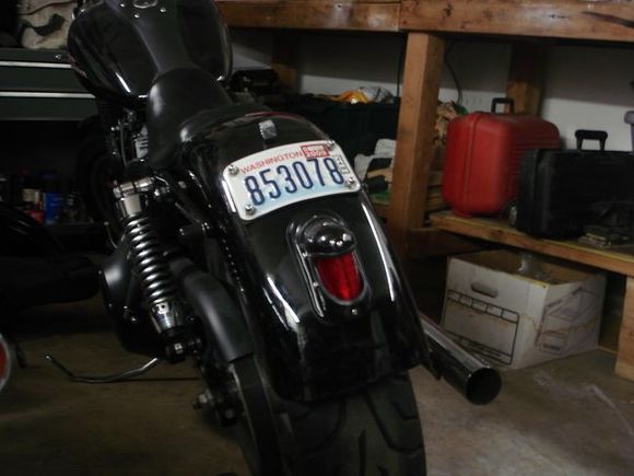 fender and light close up