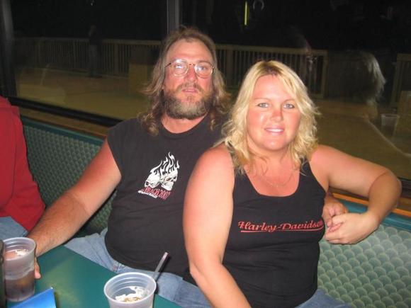My wife Lisa and me @ Marvin's Myrtle Beach, SC