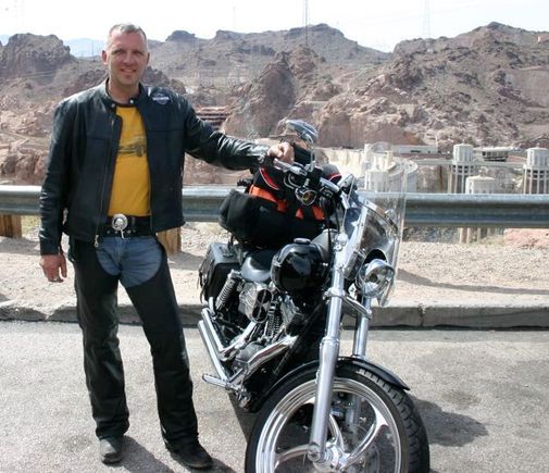 Me and my Street Bob in desert near Hoover Dam.
April 2008