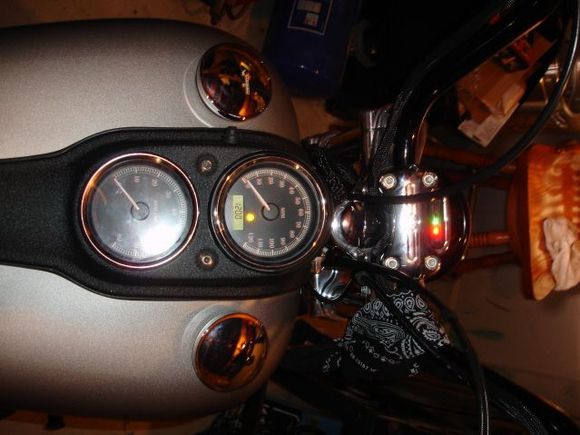 Tach setup from a lowrider. Probably the hardest of my mods.
