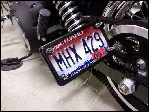 LED license frame