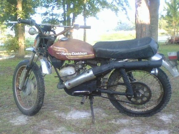1975 SX125 fun ride