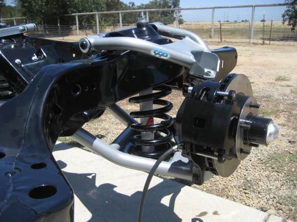 Silver cpp tubular a-arms, disc brakes, 2in dropped spindles &amp; big block hotchkis 1in lowering springs