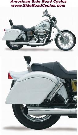 Harley Dyna Wide Glide Hard Saddlebags