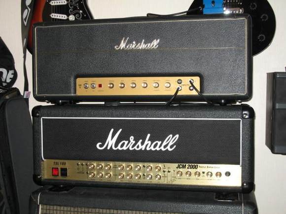 Marshall TSL100 with a 1959 SLP.