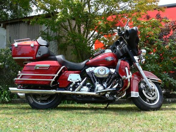 The Fat Bitch at home..only kidding, love her to bits...even if she is overweight, fantastic Tourer for the Long Way Home