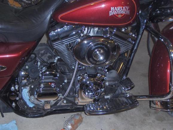 taking old exhaust off