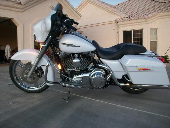 08' Street Glide, work in progress. Going to be changing things often.