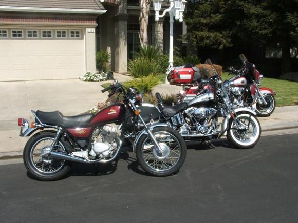 The wife's "hog"....a Honda CM250.