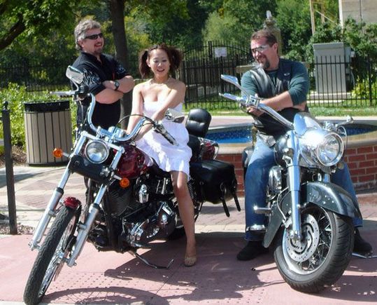 Left to right - Me, Sofiya, Scott (SWWilson77) - My WG, his RK