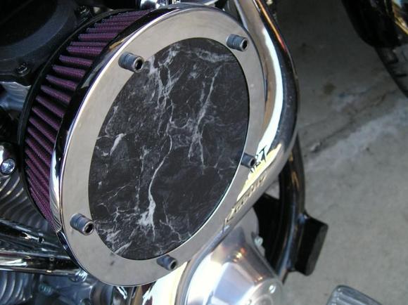 Linoleum cut out cover