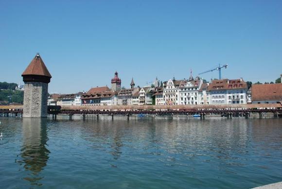 Apparently the oldest covered wooden bridge in Europe