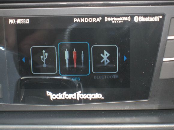 I renamed the AUX input to GPS