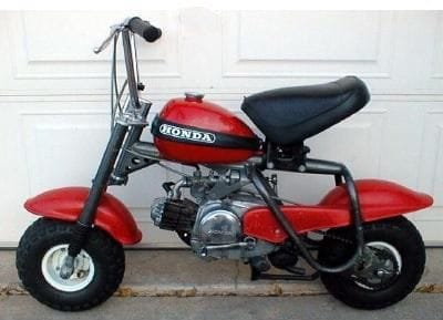 Honda QA50.  I was 8.   Is it incorrect to call this a "Honda Hardtail?"