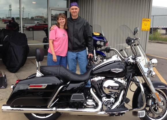 Picking up the new ride