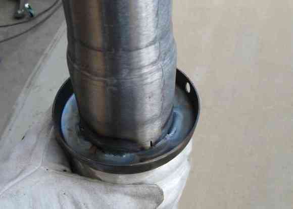 Weld in place.