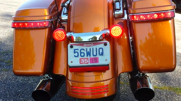The Custom Dynamics and the bag LEDs from HD are bright.