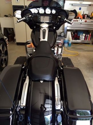 I can still ride thru the winter, much farther south than you, but some days, raining, i do sit next to, wax it etc.