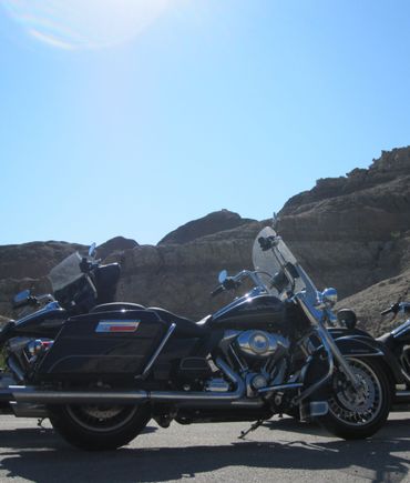 In Badlands National Park during its first trip to Sturgis.