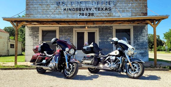 My buddy's 2014 FLHTK and my 2020 FLHTP