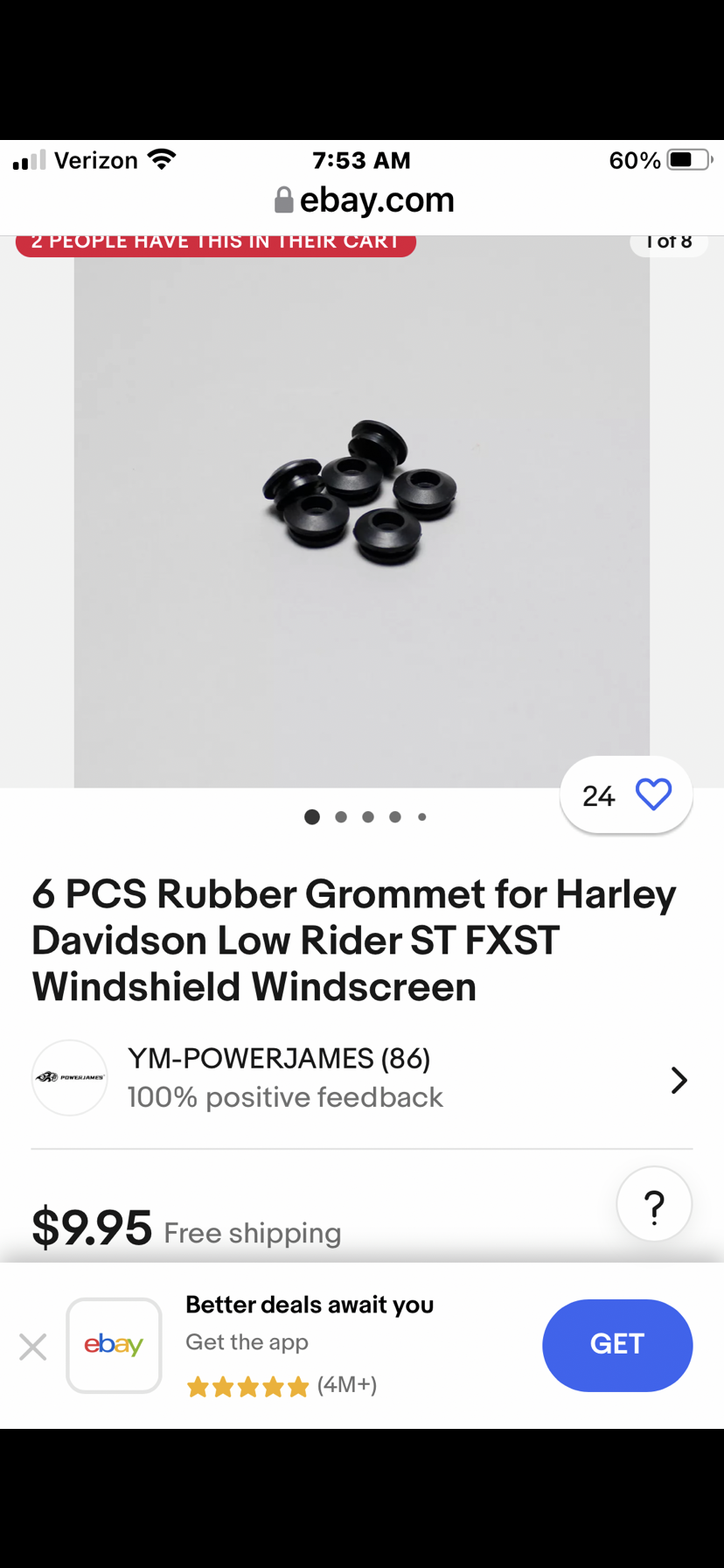 You don�t have to buy Harley 10$ a piece grommet�s . Get this set.