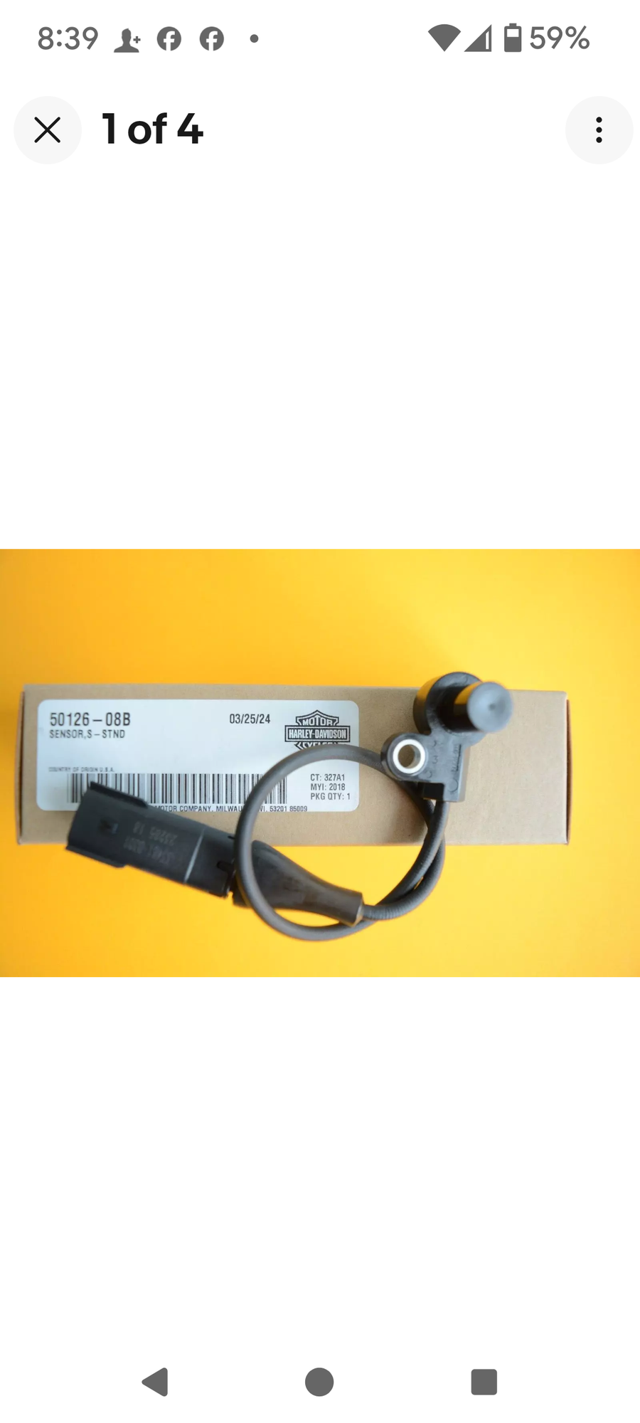 Side stand (jiffy) sensor 