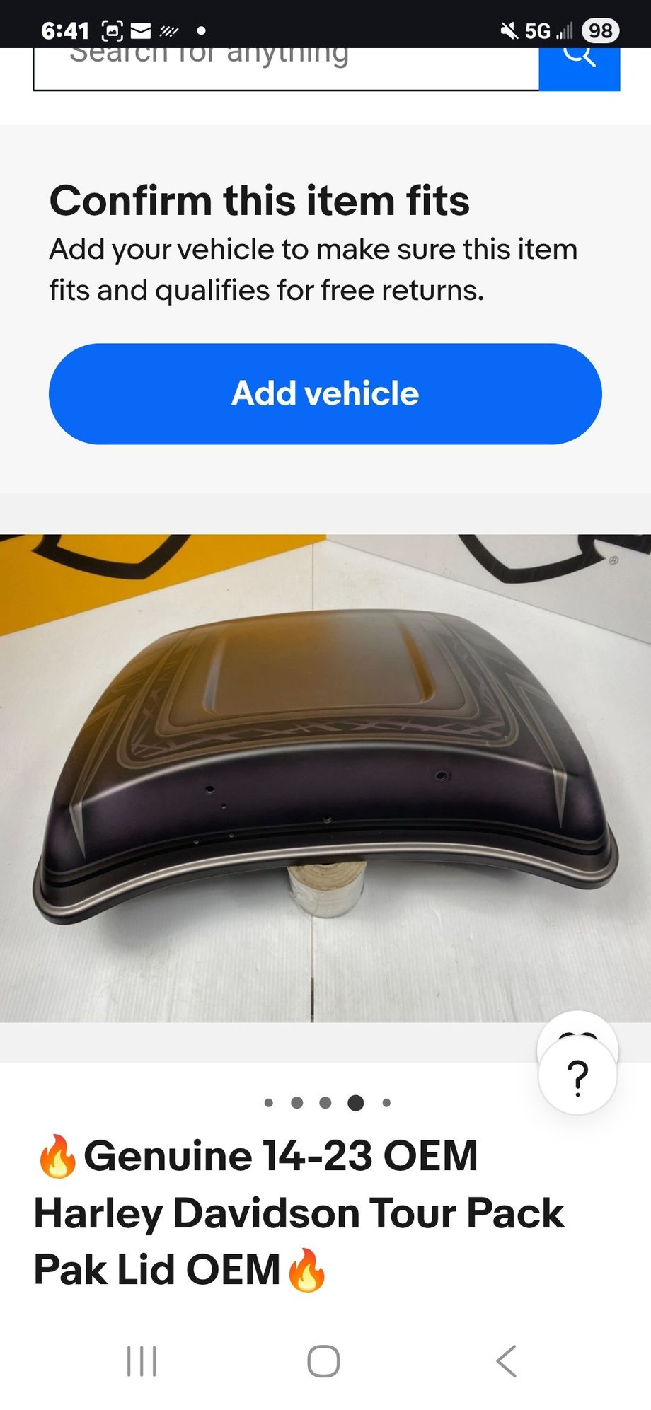 Just center pad
