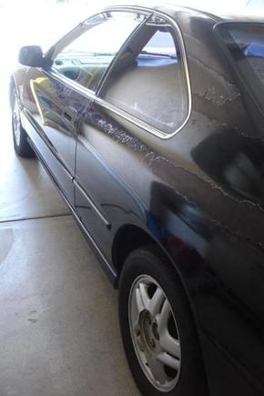 Painting oem rims black