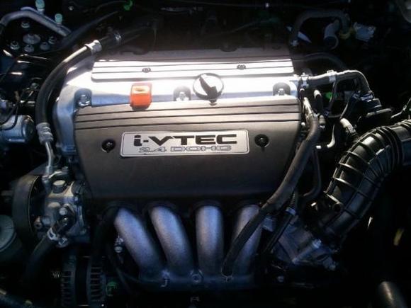 her stock engine. Hopefully changing soon :)