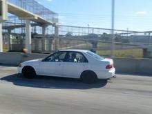 ridein out on my other rims 16inch flat black slips