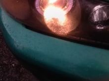 purple ring around lights