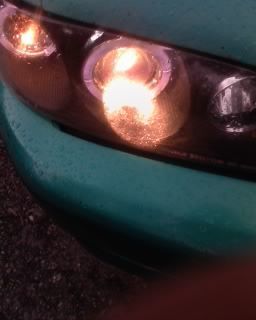purple ring around lights