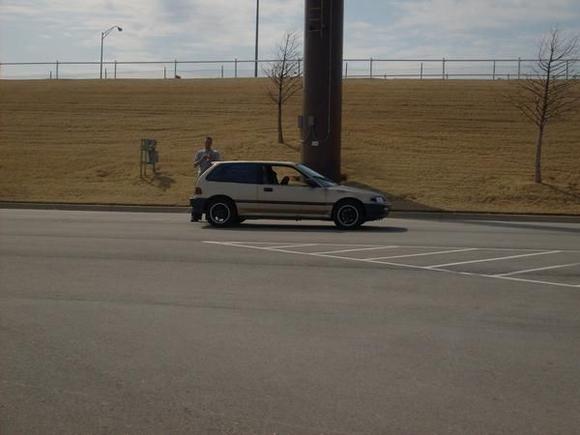Got caught peein by the fairgrounds. lol