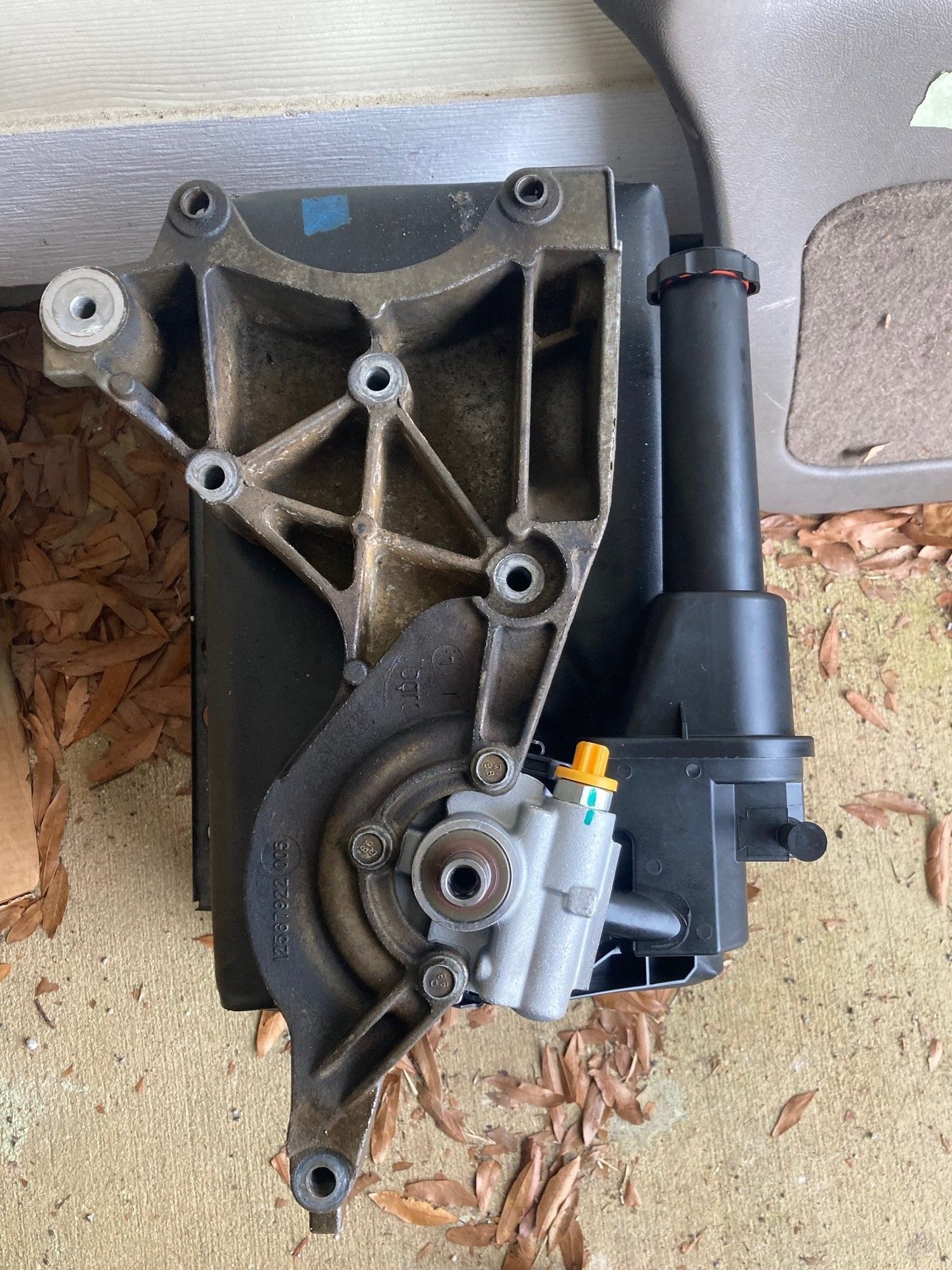 New pump mounted.
